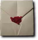 A letter with a wax seal