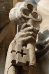 Saint Peter's key, detail from a stone statue