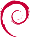 Debian red swirl