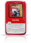 Baladeur Sandisk Sansa Clip Zip rouge